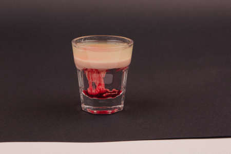 Alcohol cocktail drink on the table in restaurantの写真素材