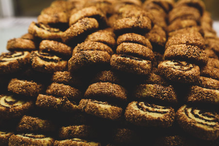 Group of assorted cookies. Chocolate chip, oatmeal raisin, white chocolate