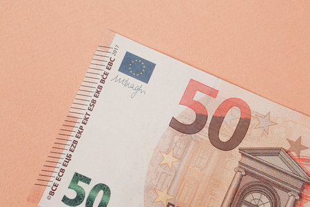 European currency money, euro banknotes