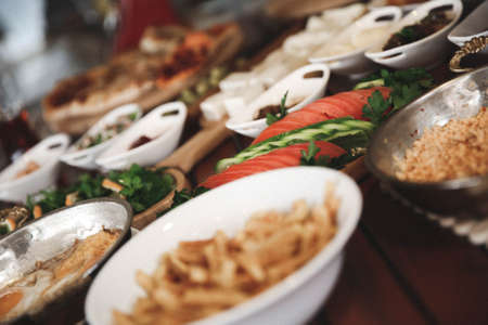 Rich and delicious breakfastの写真素材