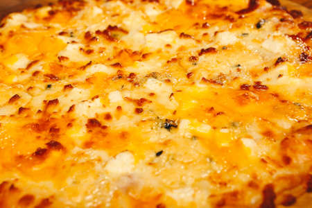 Delicious Mixture pizza Italian foodの写真素材