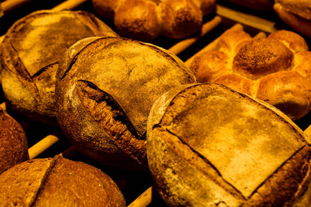 delicious natural aesthetic baked bread