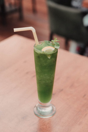 Alcohol cocktail drink on the table in restaurant