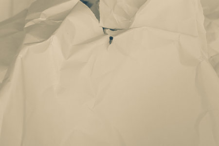 White creased crumpled paper background grunge texture backdrop
