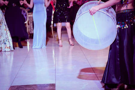 Drummer, Turkish drummer on the stageの写真素材