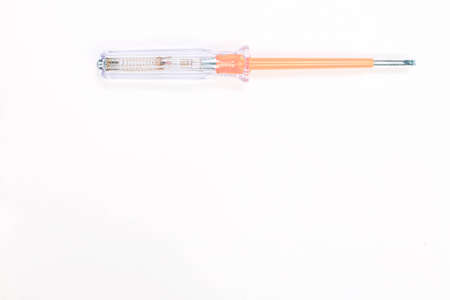 Screwdriver with a plastic handleの写真素材