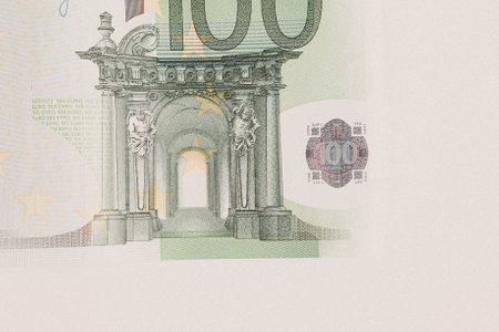 European currency money, euro banknotesの写真素材