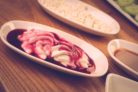 Rich and delicious breakfastの写真素材