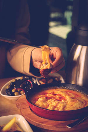 Rich and delicious breakfastの写真素材