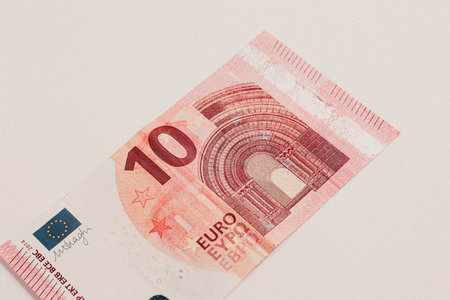 European currency money, euro banknotes