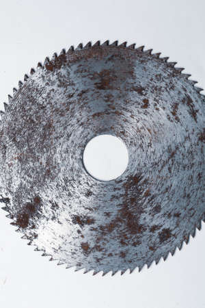 Circular saw blades. carpentry tools.の写真素材