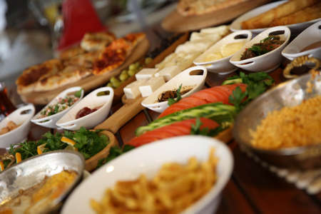Rich and delicious breakfastの写真素材