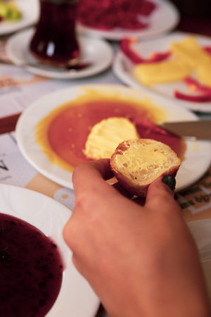 Rich and delicious breakfast