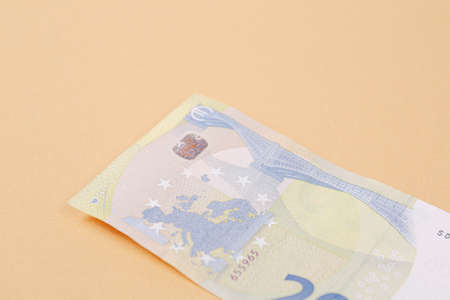 European currency money, euro banknotesの写真素材