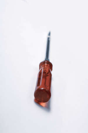 Screwdriver with a plastic handleの写真素材