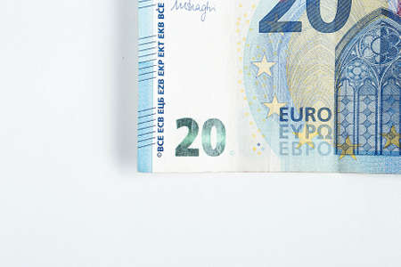 European currency money, euro banknotesの写真素材