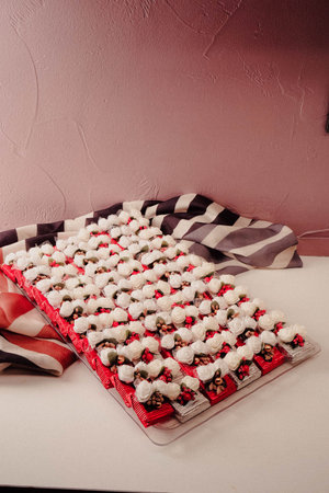 a lot of variety chocolate pralines