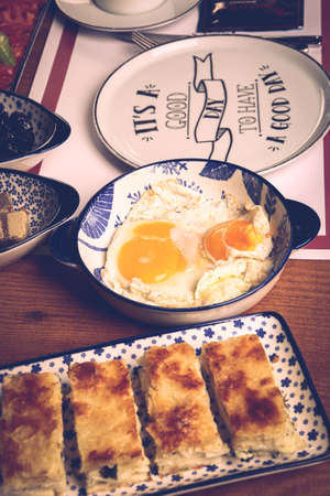 Rich and delicious breakfastの写真素材