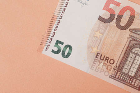 European currency money, euro banknotesの写真素材