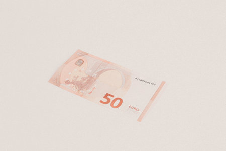 European currency money, euro banknotesの写真素材