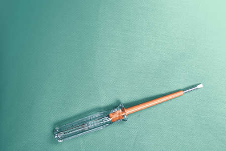 Screwdriver with a plastic handleの写真素材