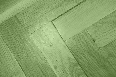 green wooden parquet textureの写真素材