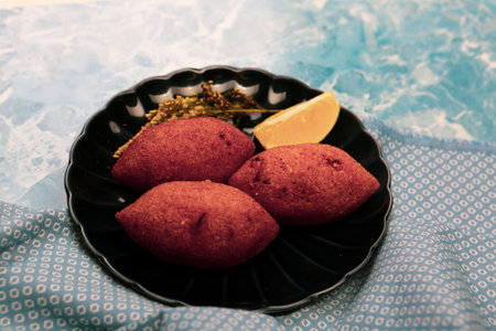 Kibbeh is a popular dish in Middle Eastern cuisine (Turkish name; icli kofte)