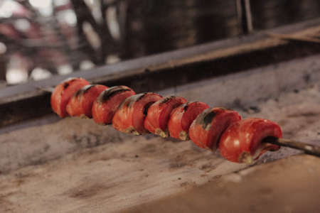 Turkish and Arabic Traditional Ramadan Kebabの写真素材