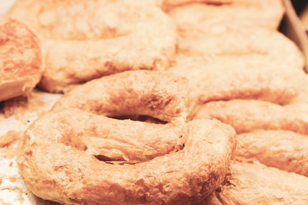 delicious layered pastry with cheese filling