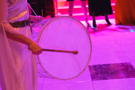 Drummer, Turkish drummer on the stageの写真素材