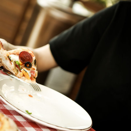 Delicious Mixture pizza Italian food