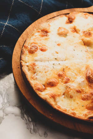 Delicious Mixture pizza Italian foodの写真素材