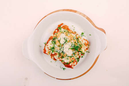 Delicious meat meal on the tableの写真素材