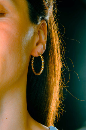 Luxury Gold and Diamond Jewelryの写真素材