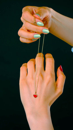 Luxury Gold and Diamond Jewelryの写真素材