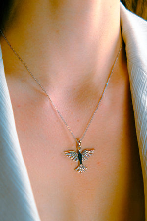 Radiant Gemstone Jewelry with Gold and Diamondsの写真素材