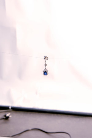 Elegant jewelry, Jewels set with gemstones.の写真素材