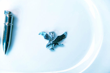 stylish jewelry like silver, diamonds, precious stones.の写真素材