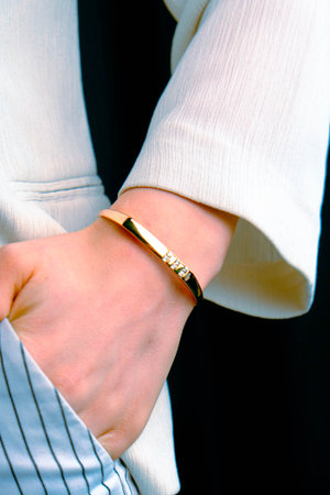 High-End Jewelry: Gold and Diamond Treasuresの写真素材