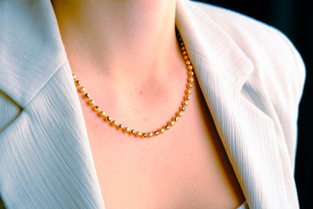 High-End Jewelry: Gold and Diamond Treasuresの写真素材