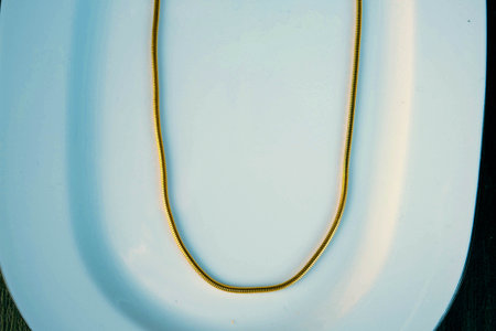 Glimmering Gold Jewelry for Every Styleの写真素材