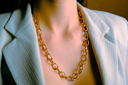 Luxurious Jewelry Pieces: Gold and Diamonds Togetherの写真素材
