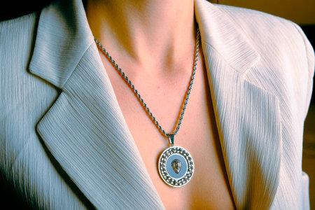 Glamorous Jewelry with Sparkling Diamondsの写真素材