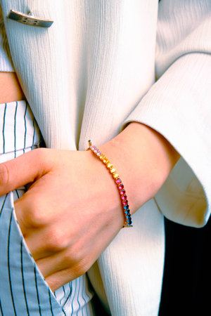 luxury gold and diamond jeweleryの写真素材