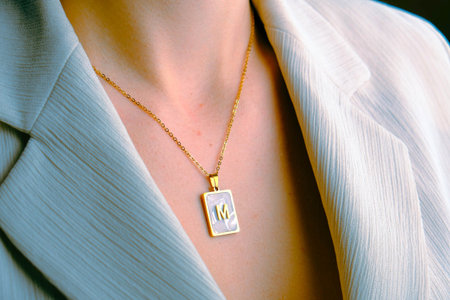 Elegant Gold and Diamond Jewelry for Special Occasionsの写真素材