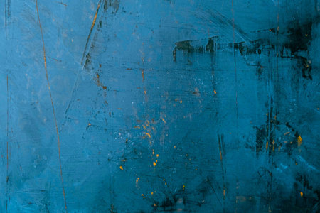 Grunge blue metal background. Texture of old rustic metal.