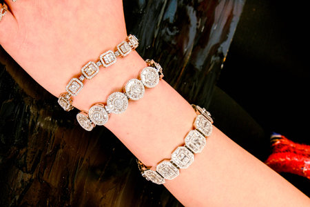 Classic Gold Jewelry with Brilliant Diamonds