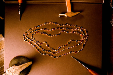 High-End Jewelry: Gold and Diamond Treasuresの写真素材