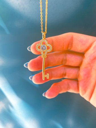 Precious Gold and Diamond Jewelry for Herの写真素材