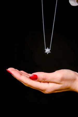 Exquisite Handmade Gold and Diamond Jewelryの写真素材